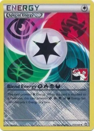 Blend Energy Grass Fire Psychic Darkness #117 (Player Rewards (Holo))