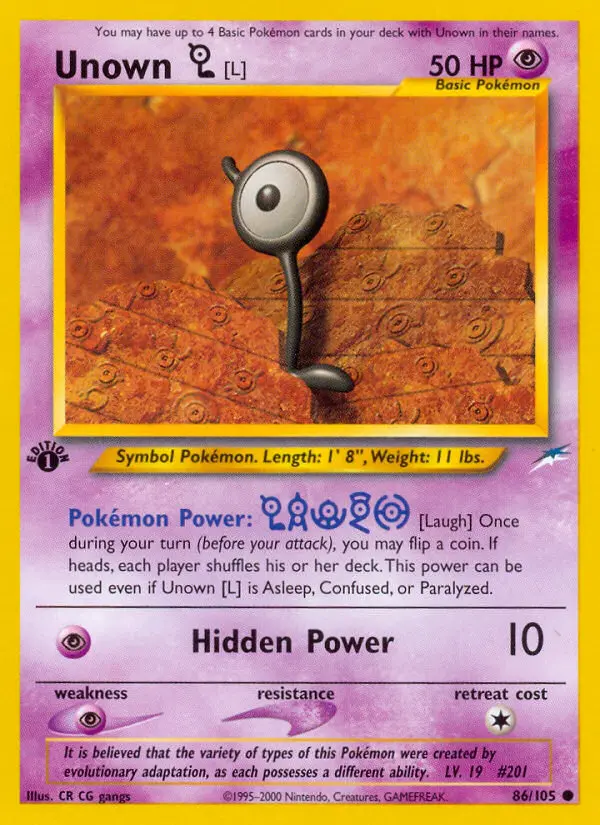 Unown [L] #86