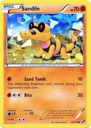 Sandile #63 (Cracked Ice Holo)