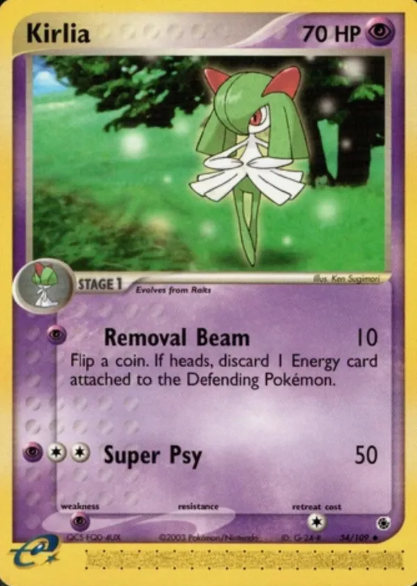 Kirlia #34 (Serial QCS-FQ0-4UX)