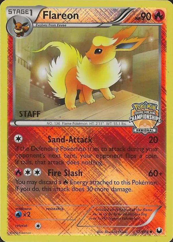 Flareon #12 (Regional Championships (Staff))