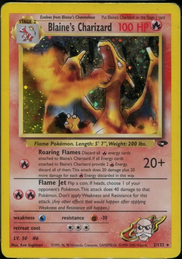 Blaine's Charizard #2 (Fixed Energy Symbol)