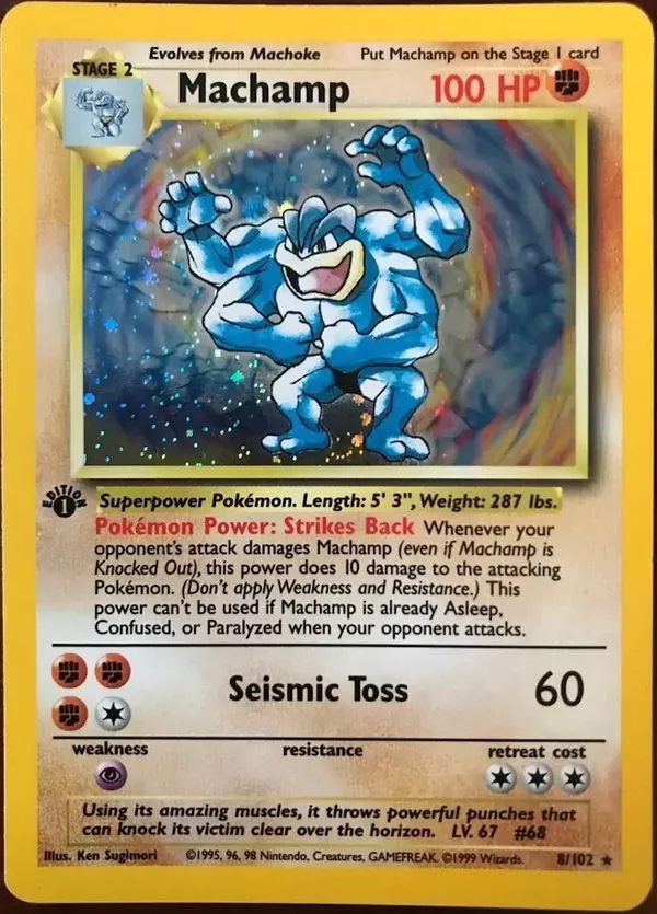 Machamp #8 (Cosmos Holo (2-Player CD-ROM))