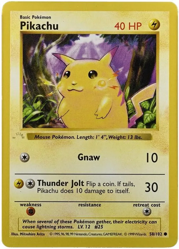 Pikachu #58 (Ghost Stamp)