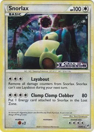 Snorlax #33 (Prerelease (Staff))