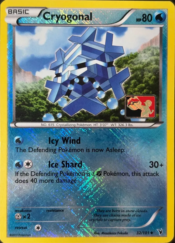 Cryogonal #32 (Pokemon League Holo)