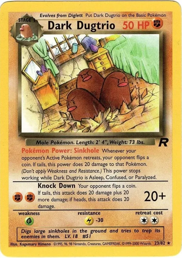 Dark Dugtrio #23