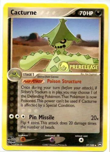 Cacturne #27 (Prerelease)