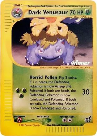 Dark Venusaur #7 (Winner)