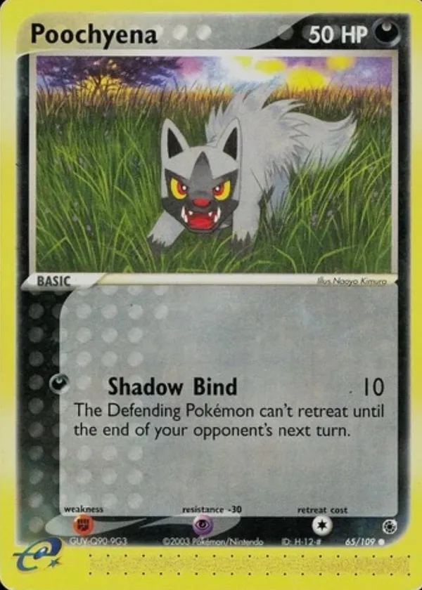 Poochyena #65 (Serial GUV-Q90-9G3)