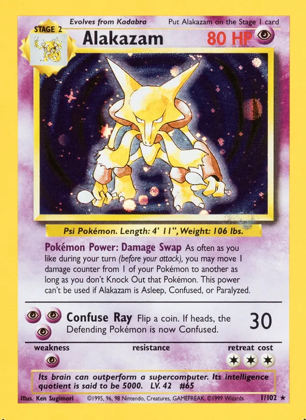 Alakazam #1 (Cosmos Holo)