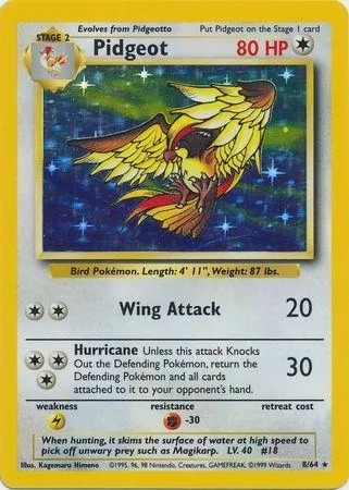 Pidgeot #8 (No Set Symbol)