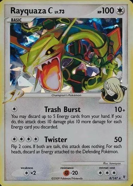 Rayquaza C #8 (Collectors Tins (Holo))