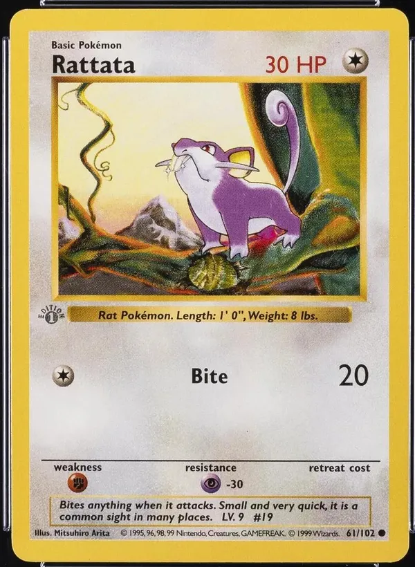 Rattata #61 (Gray Stamp)