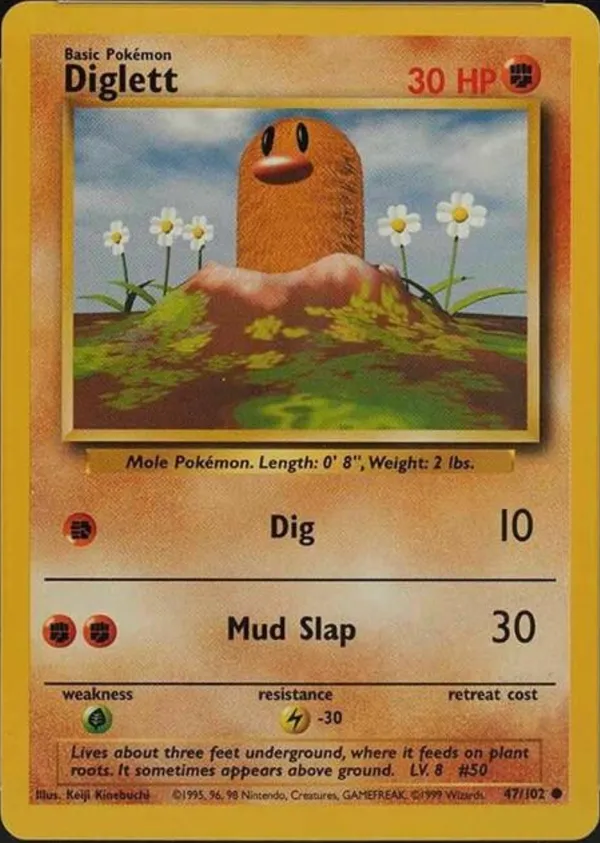 Diglett #47 (Fight Symbol Error)