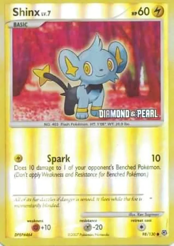 Shinx #98 (Diamond & Pearl Stamped)
