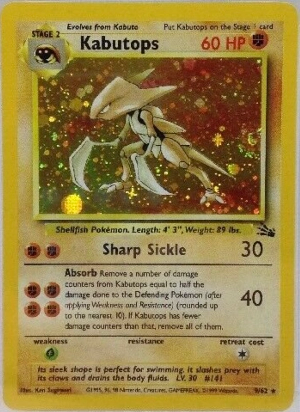 Kabutops #9 (Cosmos Holo Test Print)