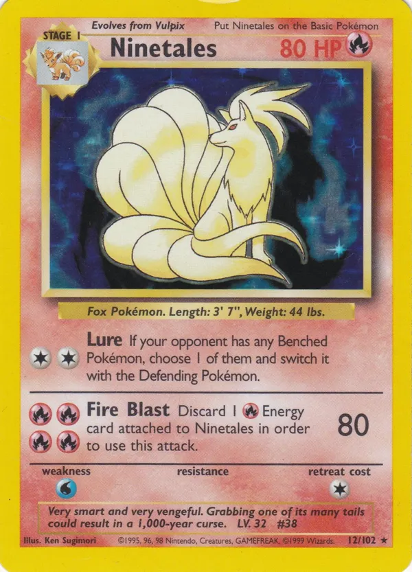 Ninetales #12 (Black Flame)
