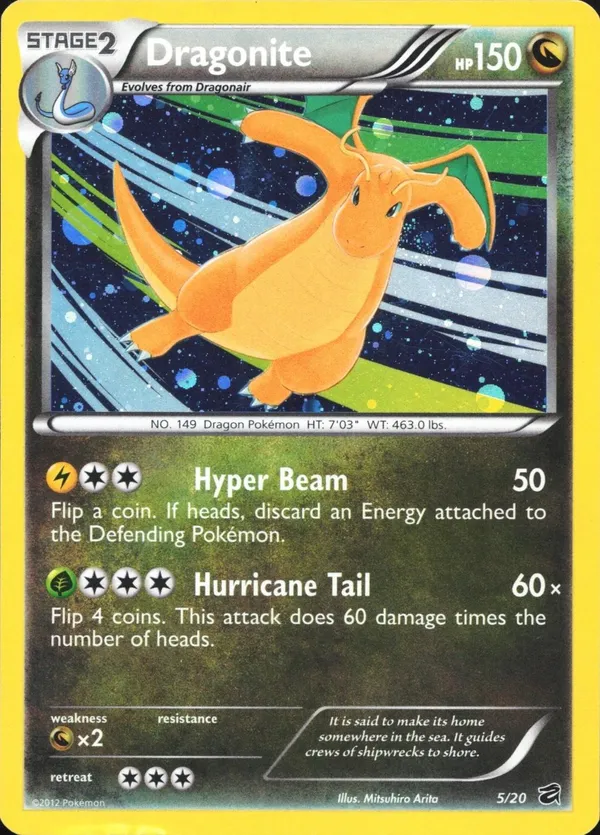 Dragonite #5 (Cosmos Holo)