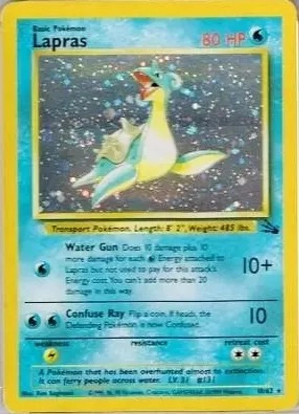 Lapras #10 (Cosmos Holo Test Print)