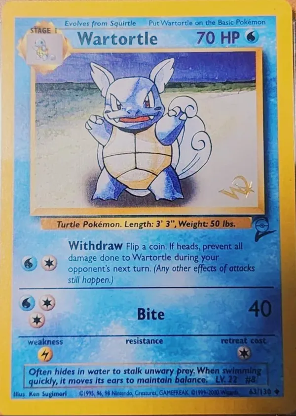 Wartortle #63 (W-Stamp)