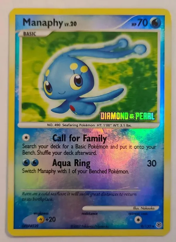 Manaphy #9 (Diamond & Pearl Stamped)