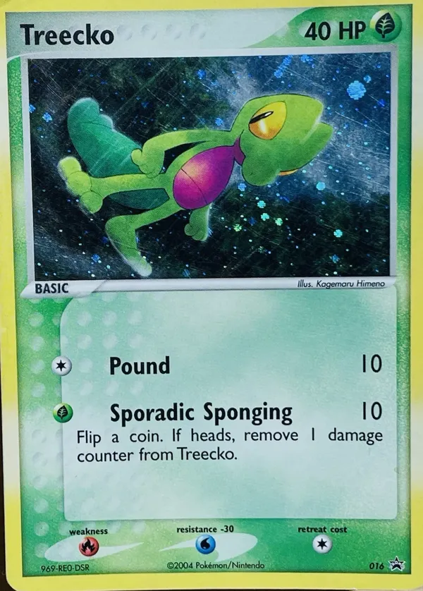 Treecko #16 (Cosmos Holo)