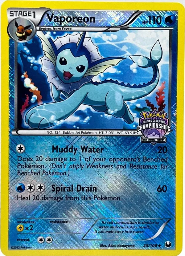 Vaporeon #25 (State Championships)