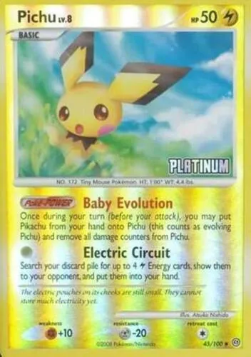 Pichu #45 (Platinum Stamped)