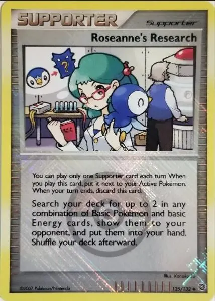 Roseanne's Research #125 (Pokemon League Holo)