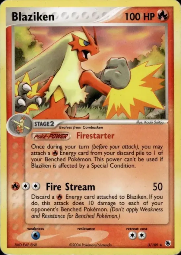 Blaziken #3 (No e-Reader (Non-Holo))