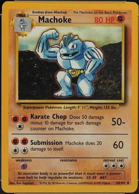 Machoke #34 (Trainer Deck A)