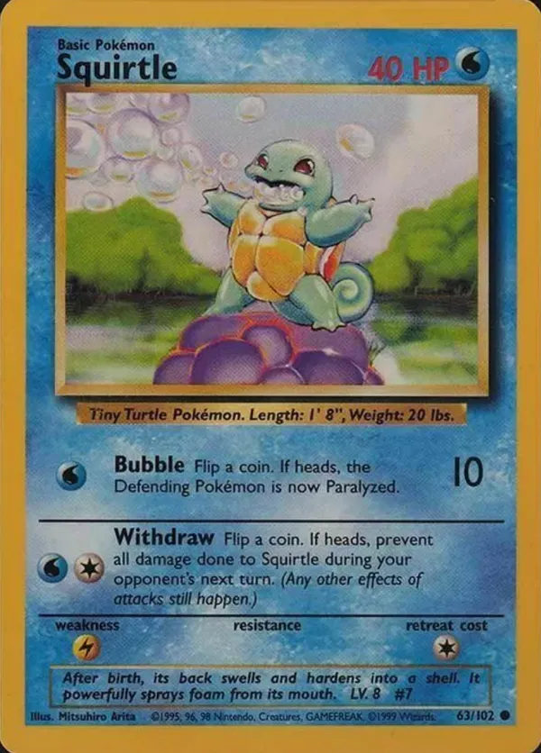 Squirtle #63 (Trainer Deck B)